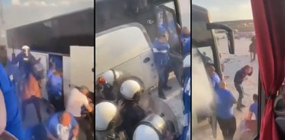 Co tam się działo?! Pałki, konie i gaz. Nagrania starć kibiców Lecha z policją mrożą krew w żyłach [WIDEO]