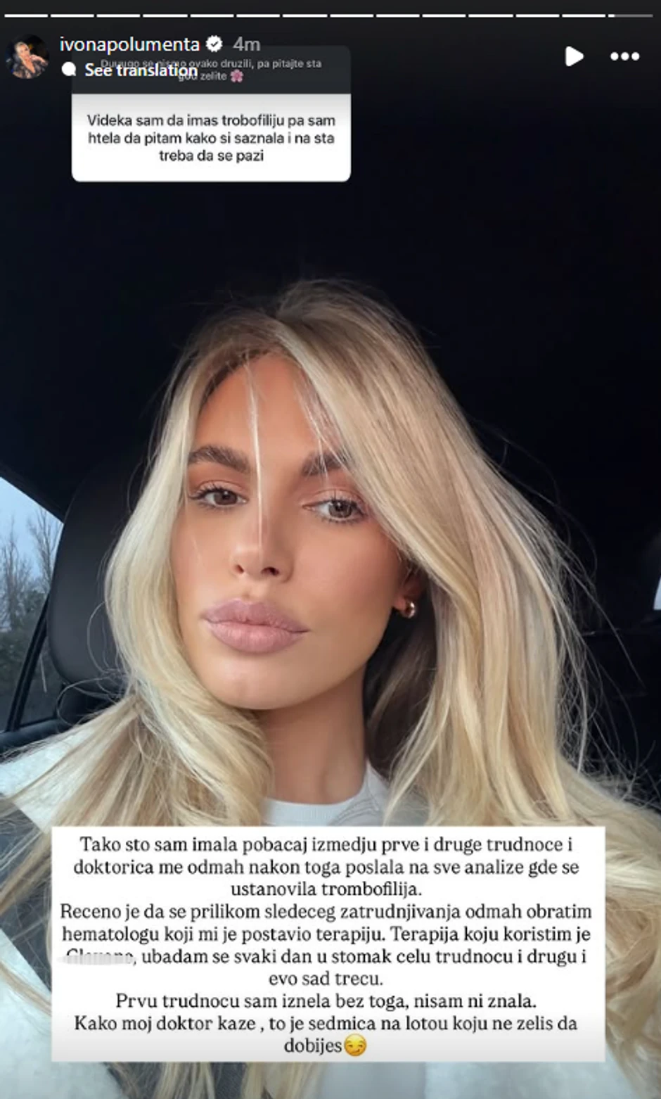 Ivona Polumenta objava