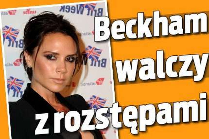 Beckham walczy z rozstępami