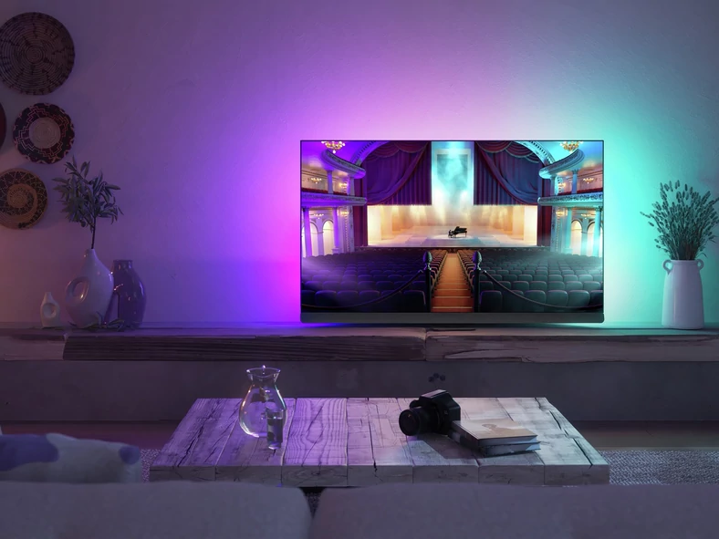 Nowe flagowe telewizory Philipsa będą wyposażone w matryce OLED z mikrosoczewkami.