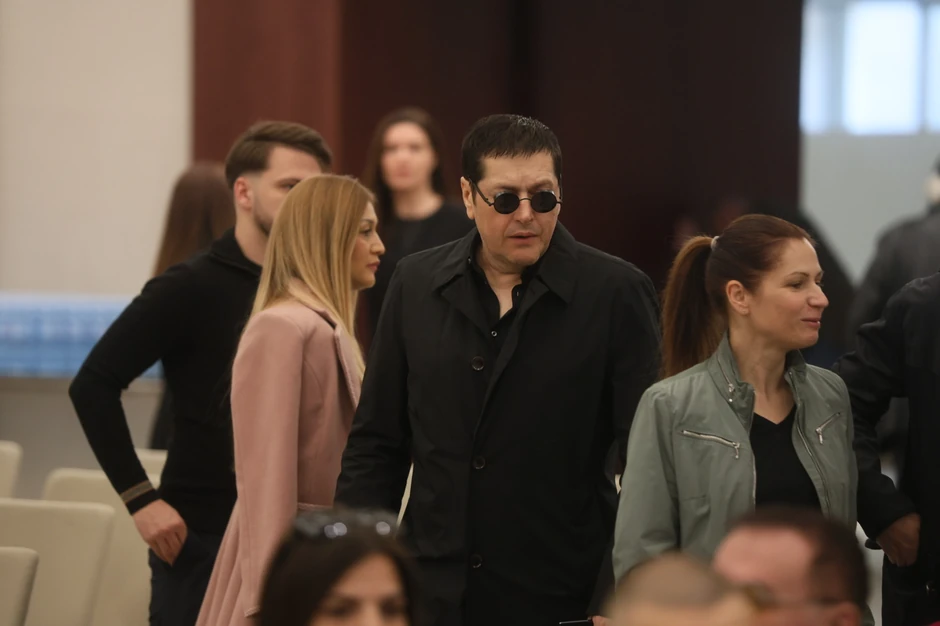 Aco Pejović na komemoraciji Saše Popovića 