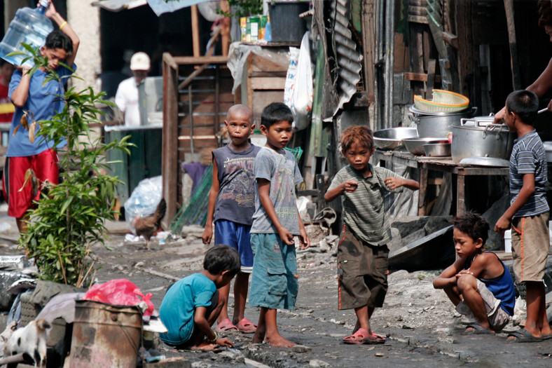 Bezdomne dzieci w Manilii