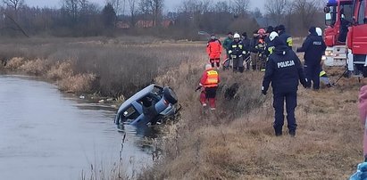 Poszukiwania kierowcy. Wrak wyłowiono w sobotę