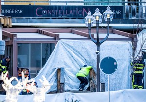 Požar u baru u Kran-Montani, Švajcarska