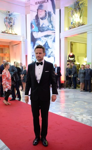 Bartłomiej Topa na premierze 'Karbali' w Teatrze Wielkim