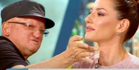 Slaviša Pajkić Biba Struja i Jovana Joksimović (Foto: Screenshot TV K1)