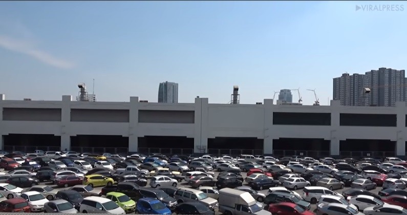 Parkovanie v Thajsku.