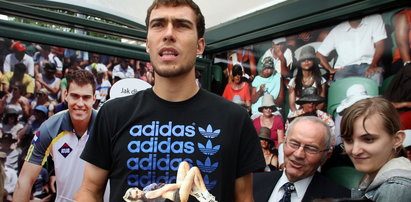 Janowicz na przystanku spotkał się z fanami