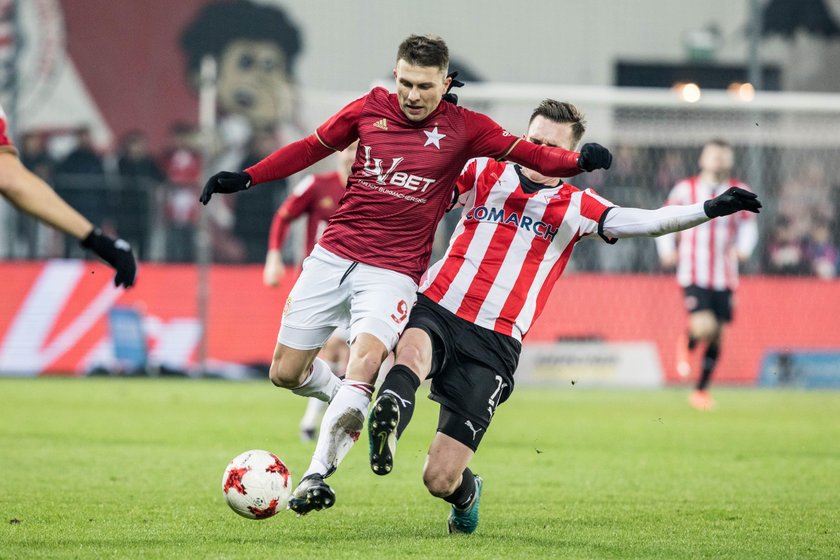 Pilka nozna. Ekstraklasa. Cracovia Krakow - Wisla Krakow. 13.12.2017