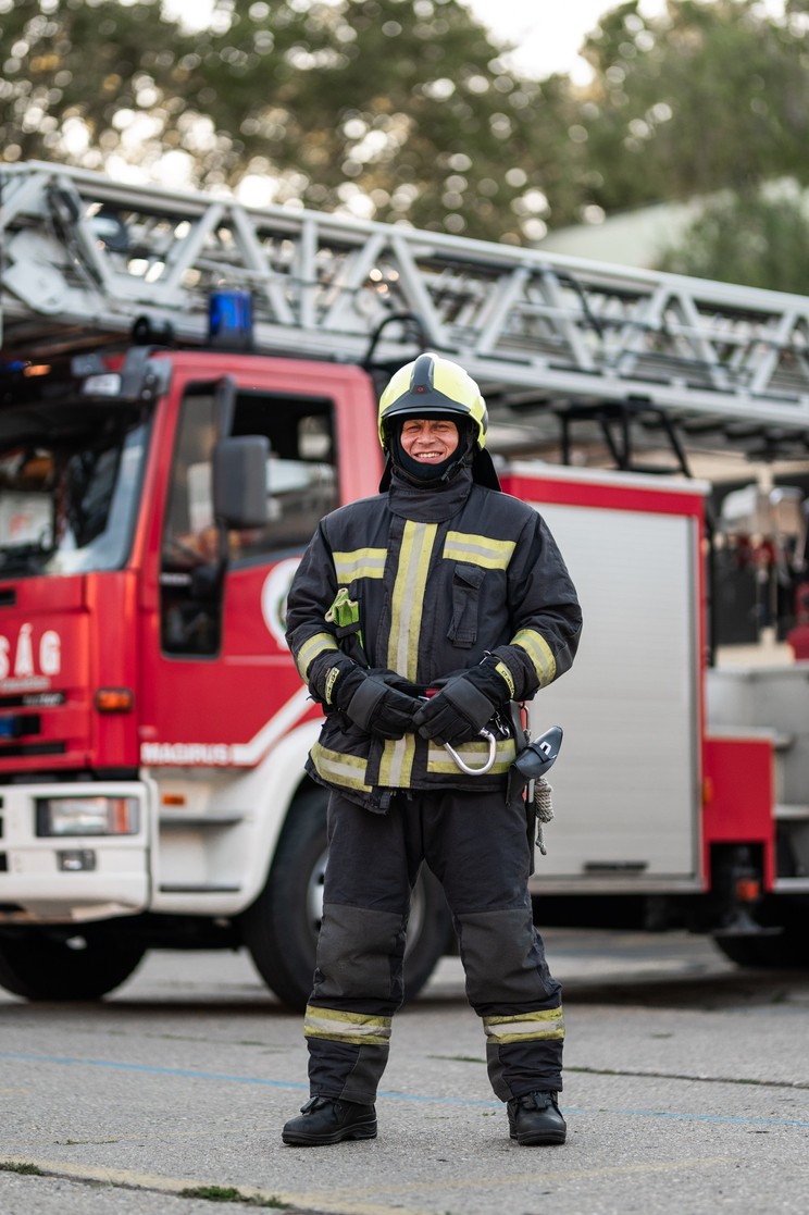 Steaks in the champion of Hungarian firefighter