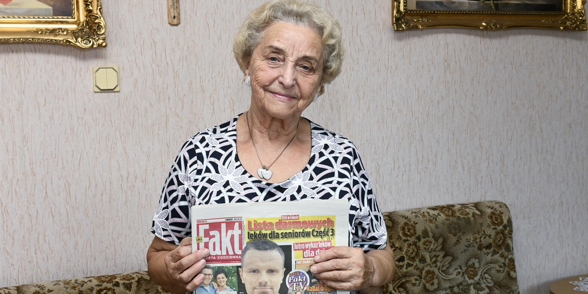 Oto zwyciężczyni loterii "Faktu"! Pani Adelajda Kulik (81 l.) z miejscowości Ozimek w województwie opolskim wygrała voucher na pobyt w sanatorium. 