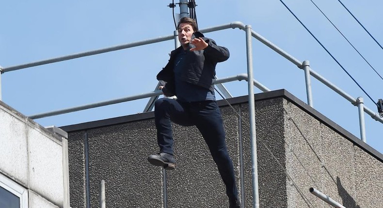 Tom Cruise broke his ankle on set of Mission Impossible 6 