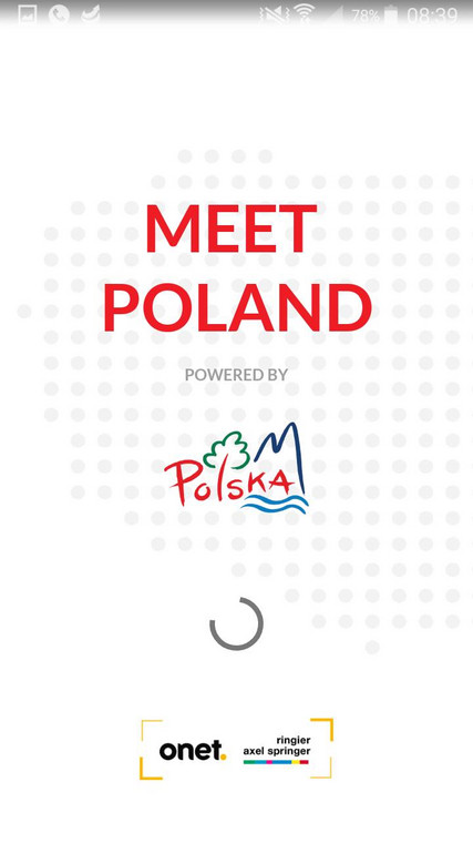 Screen z aplikacji "Meet Poland"