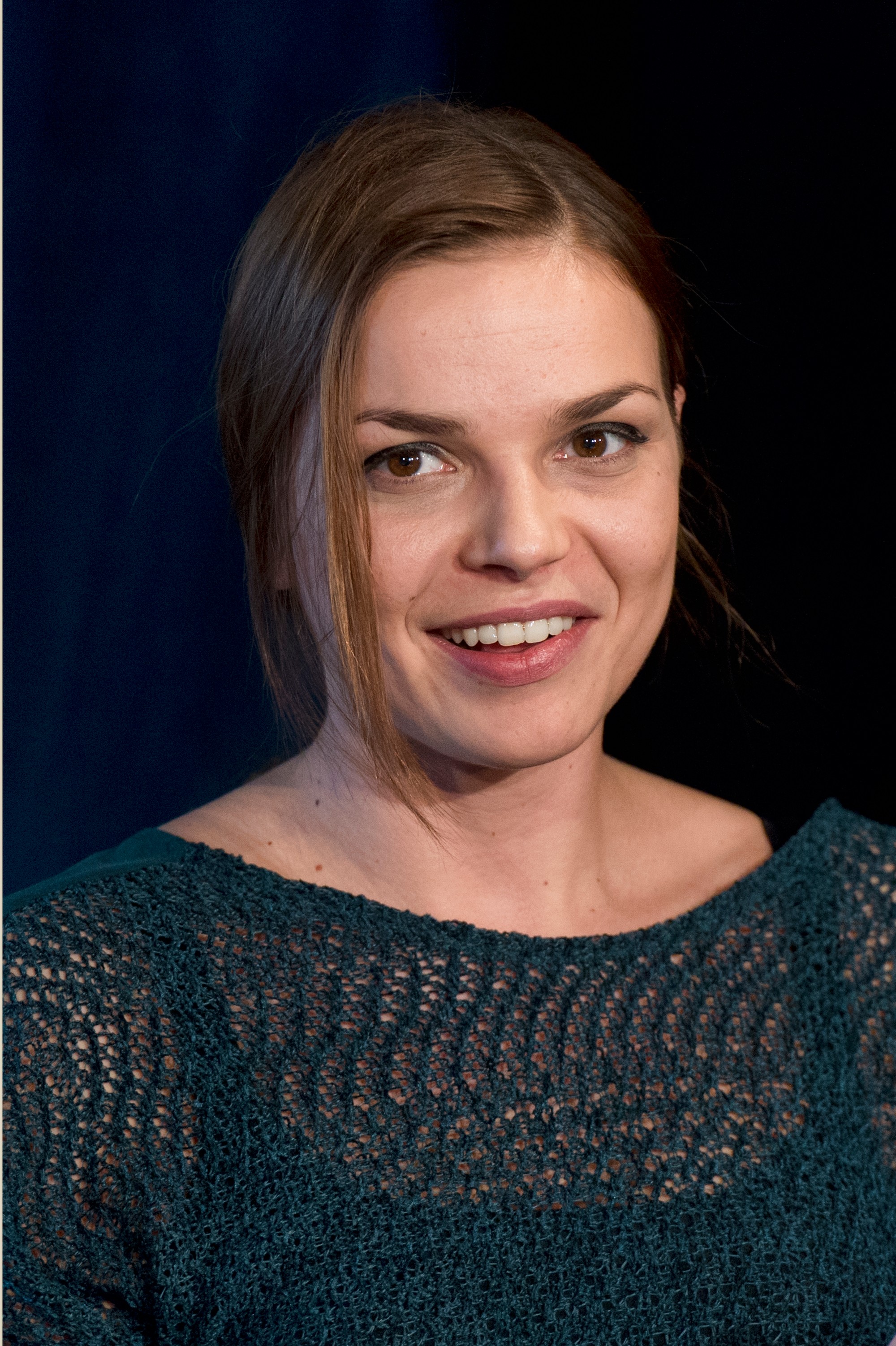 Herečka Petra Vajdová. 