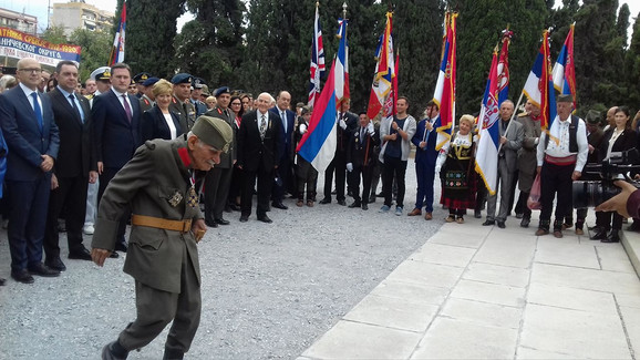 Deda Đorđe na ceremoniji obeležavanja 100 godina od proboja Solunskog fronta