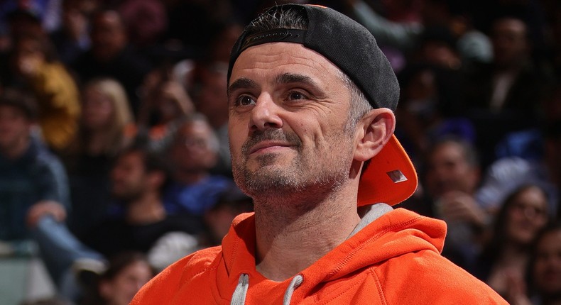 Gary Vaynerchuk attends Los Angeles Lakers game.