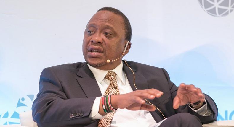 President Uhuru Kenyatta during a panel discussion at the 1st Session of the UN Habitat Assembly on May 29, 2019