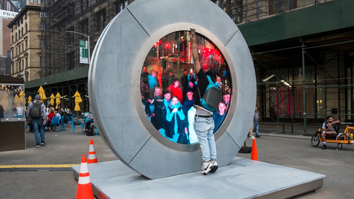 Valódi portál nyílt Dublin és New York között