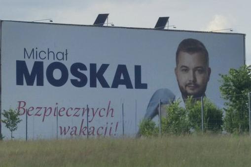 Billboard Michała Moskala 