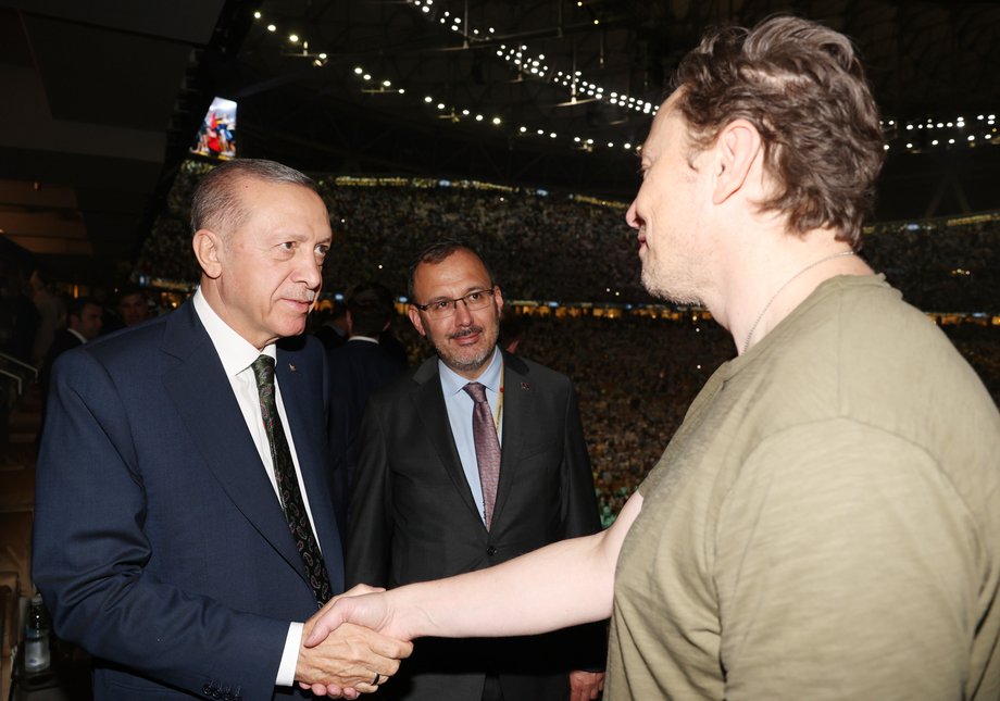 Recep Erdogan i Elon Musk