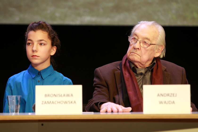 Bronia Zamachowska i Andrzej Wajda