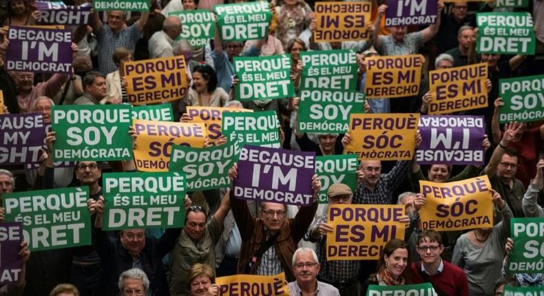 Rallies stir up pro-independence support in Catalonia despite the Constitutional Court ruling a referendum unlawful