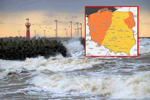 Gwałtowne załamanie pogody: Burze z wichurami. Alerty IMGW dla całej Polski