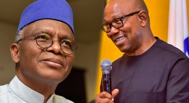 El Rufai and Peter Obi.