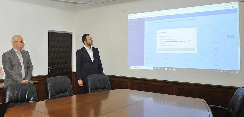 Goran Vesić i direktor "Infostana" Danilović