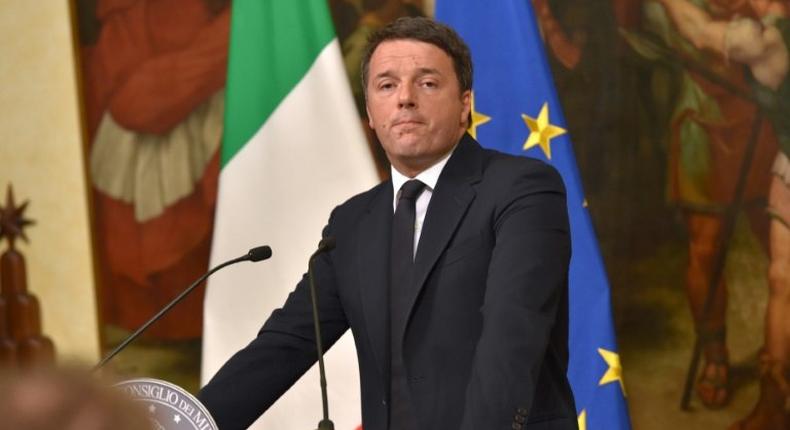 Matteo Renzi, pictured in December 2016, is reported to favour a June date for an election which will see his party go head to head with the populist Five Star Movement