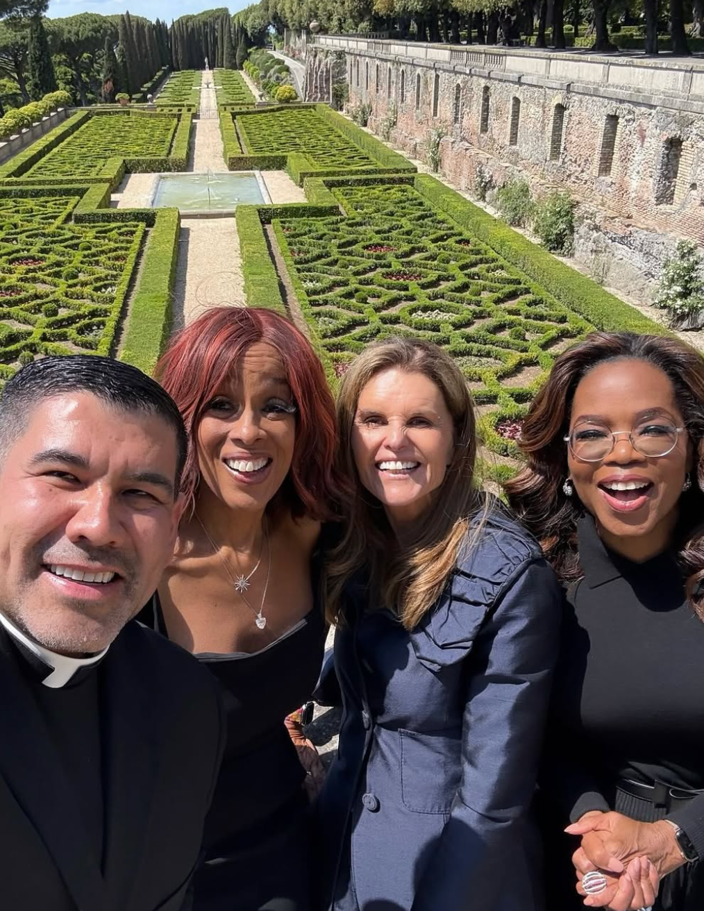 Oprah Winfrey vo Vatikáne.