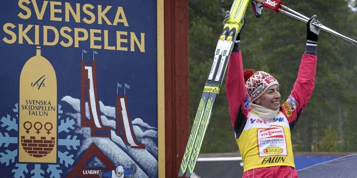 Justyna Kowalczyk wygrała bieg na 2,5 km w Falun