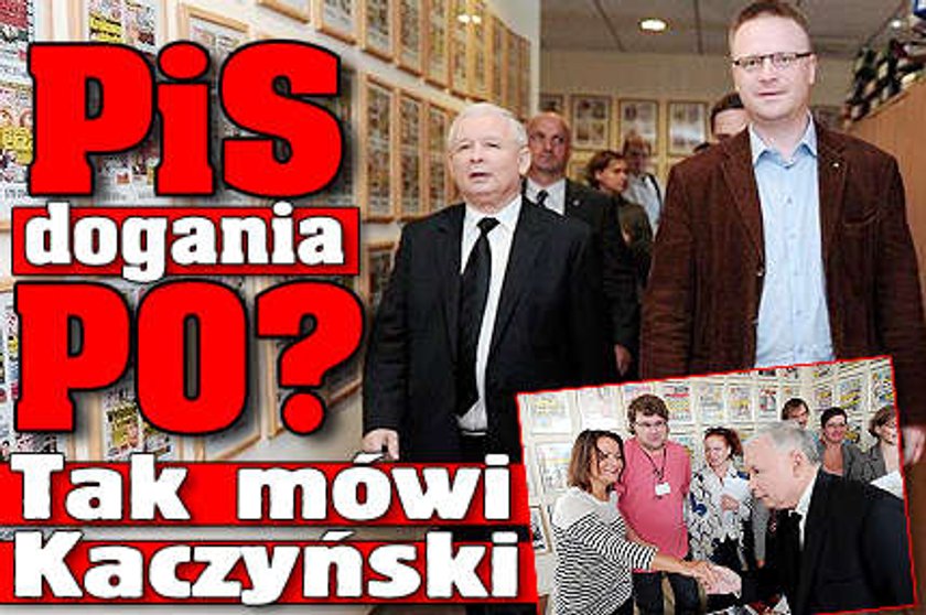 PiS dogania PO. Tak mówi Kaczyński