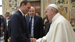 Ferenc pápa fogadta a Juventus vezetőedzőjét a Vatikánban