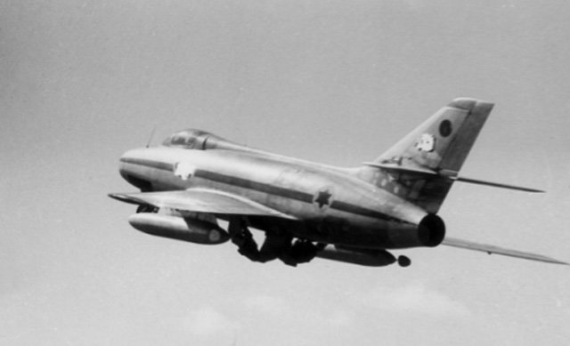 Myśliwce Dassault MD.454 Mystère IVA były w 1956 r. najnowocześniejszymi samolotami izraelskiego lotnictwa.