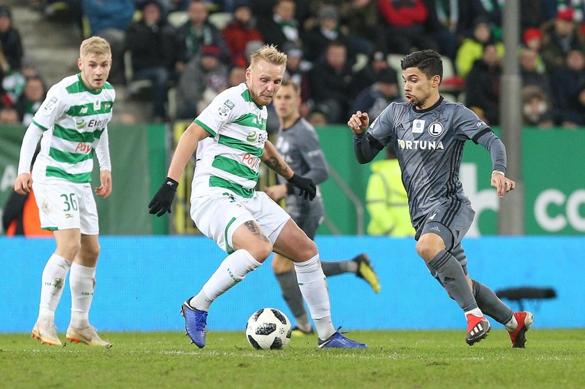 Pilka nozna. Ekstraklasa. Lechia Gdansk - Legia Warszawa. 09.12.2018