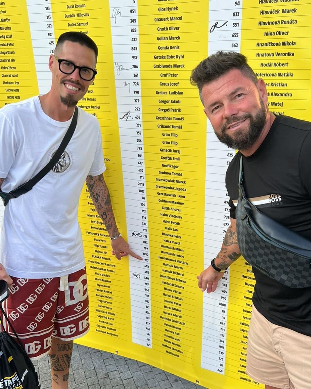 Na pretekoch L’Etape Slovakia sa v roku 2023 zúčastnili aj Marek Hamšík s otcom Richardom.