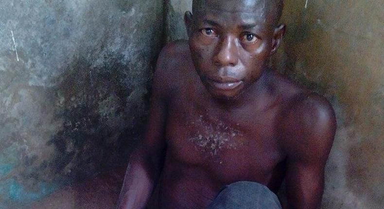 Razak Oyedele was nabbed stealing foodstuff