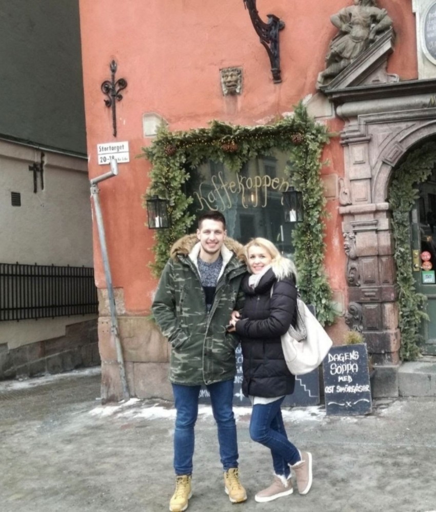 Dragana Nikolić sa sinom Aleksom Stojmenovićem