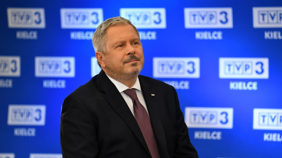 Przemysław Predygier, były już dyrektor TVP3 Kielce