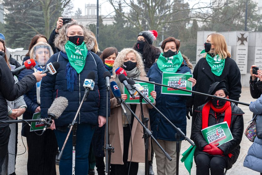 Konferencja Strajku Kobiet w Warszawie