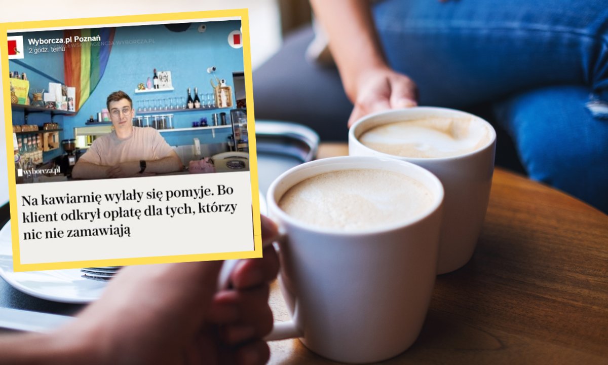 Kawiarnia wprowadziła dodatkową opłatę. Ludzie oburzeni: powinniście splajtować