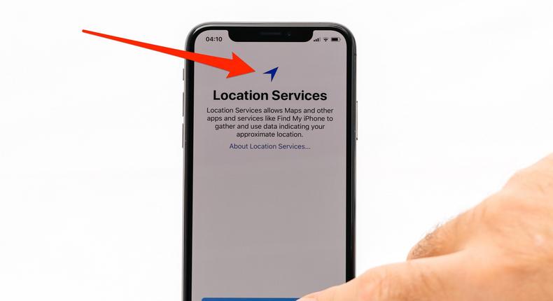 iphone location services