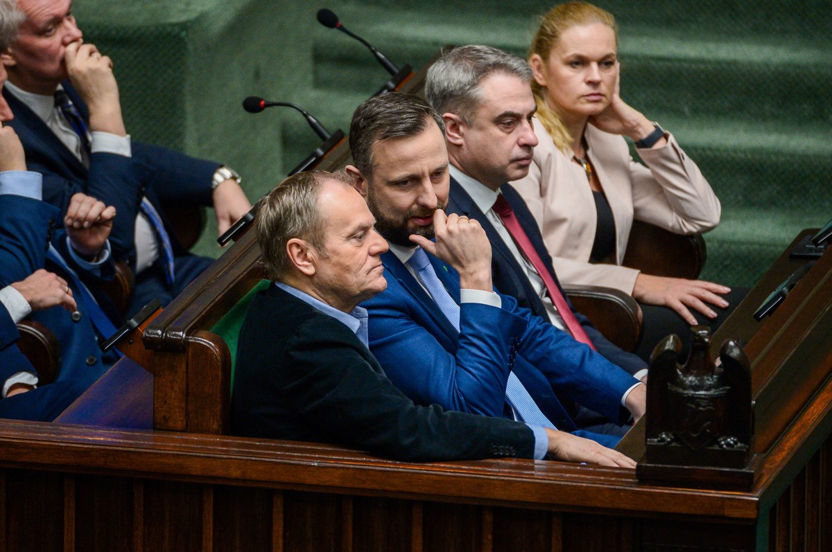 Premier Donald Tusk w Sejmie