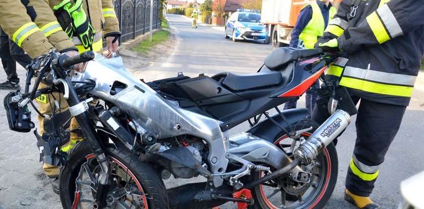 15-latek w szpitalu po tym, jak wybrał się na przejażdżkę motorem