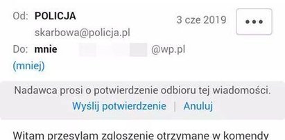 Policja ostrzega! Uważaj na takie wiadomości