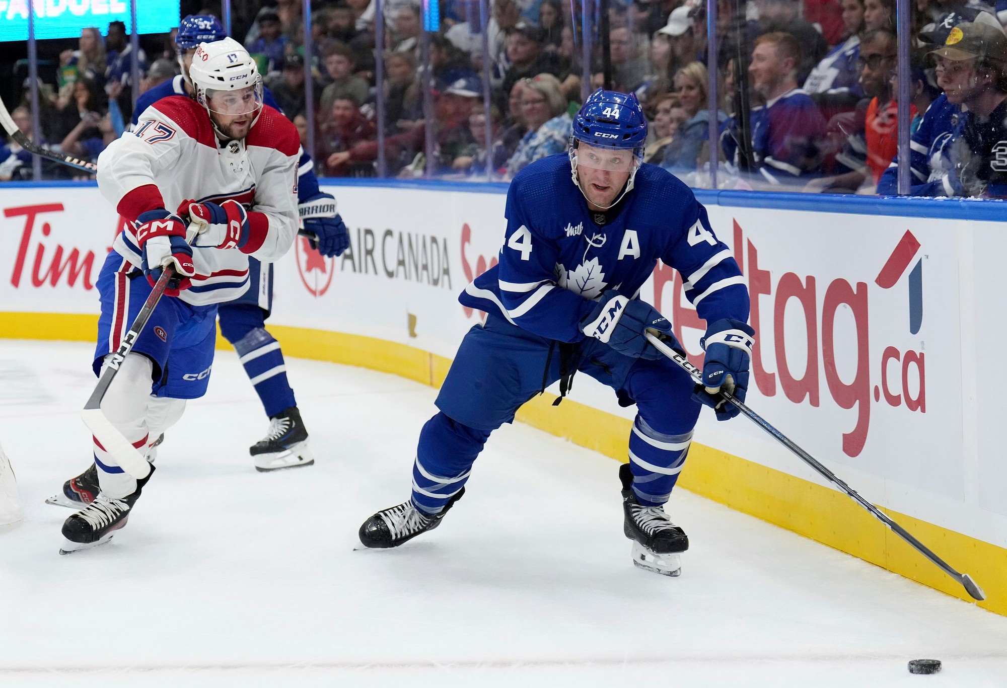Prípravný zápas NHL: Toronto Maple Leafs - Montreal Canadiens.