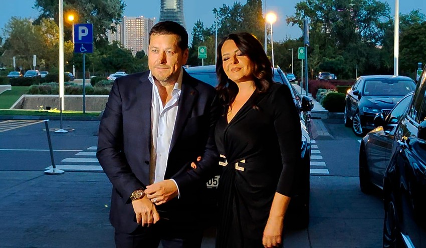 Aco Pejović sa ženom