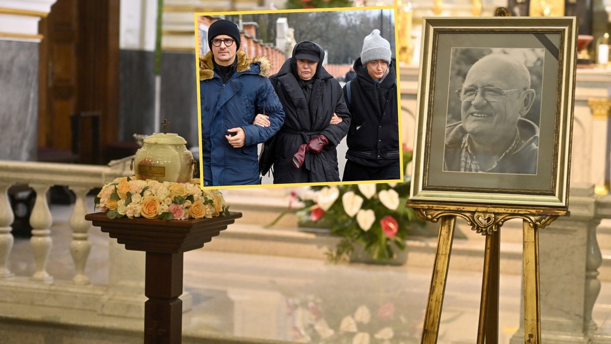 Pogrzeb Macieja Damięckiego (na zdj. w miniaturce rodzina Damięckich, AKPA)