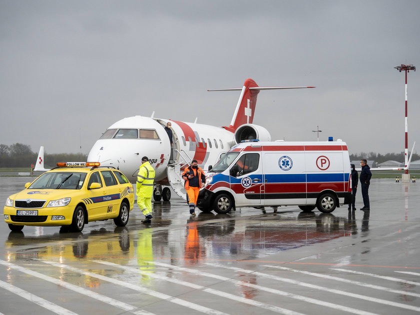 Specjalny samolot Swiss Air Rescue